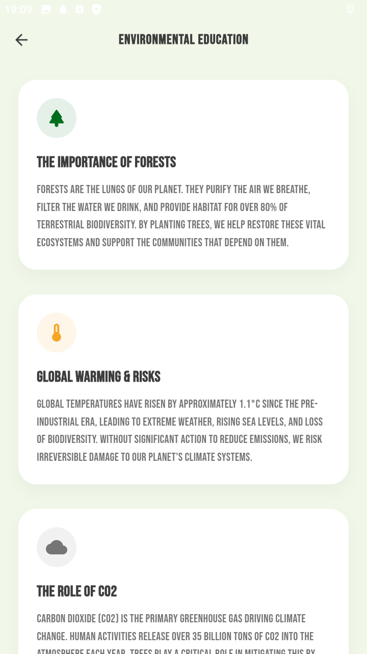 Run4Tree — Environmental education
