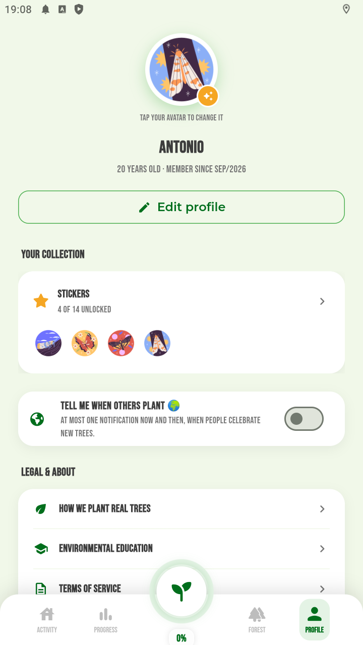 Run4Tree — Profile