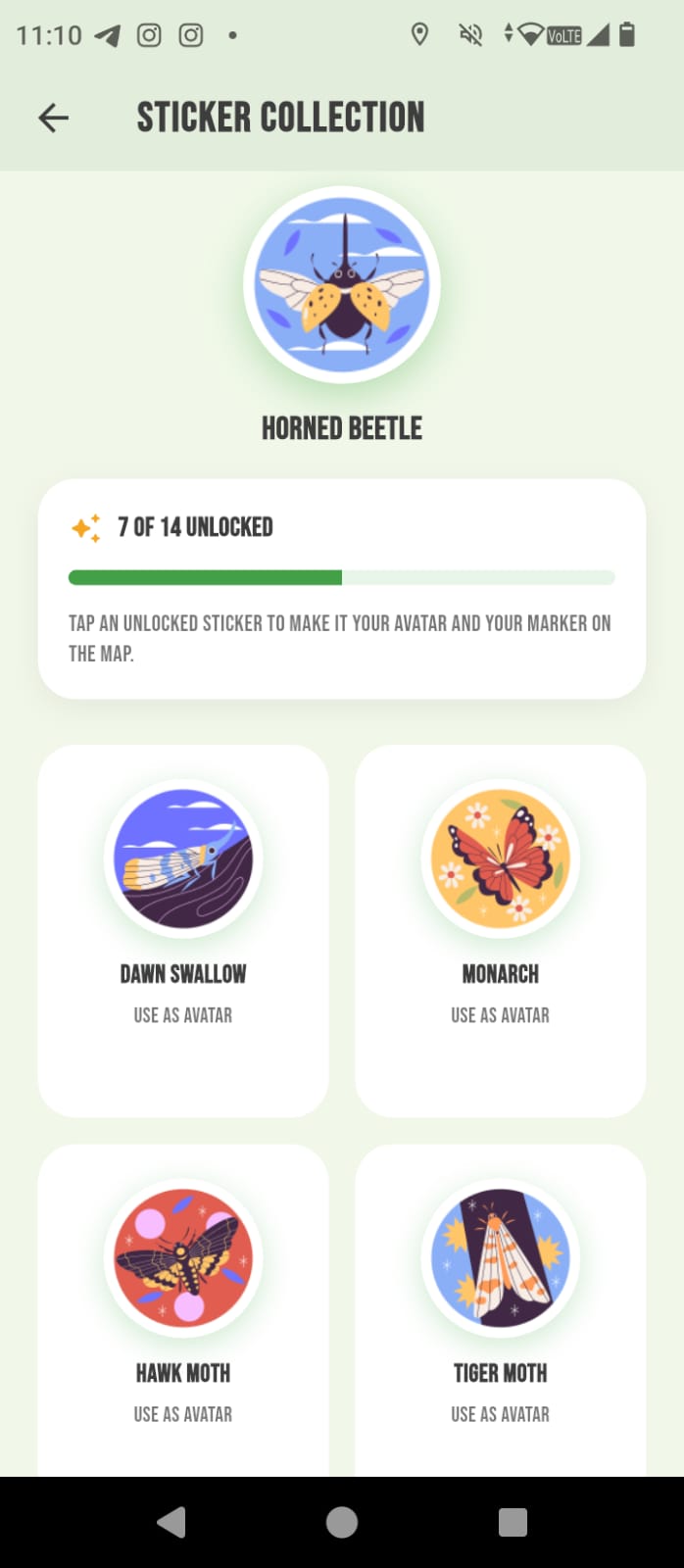 Run4Tree — Sticker collection